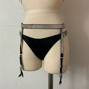 Victoria secret garter belt and thong